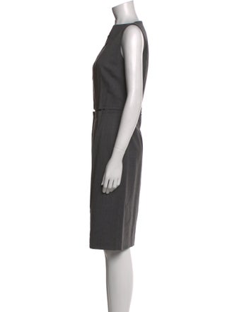 Viktor & Rolf Virgin Wool Midi Length Dress