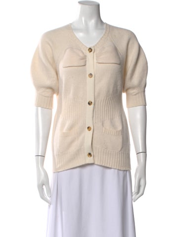 Pre-owned Viktor & Rolf V-neck Sweater In Neutral