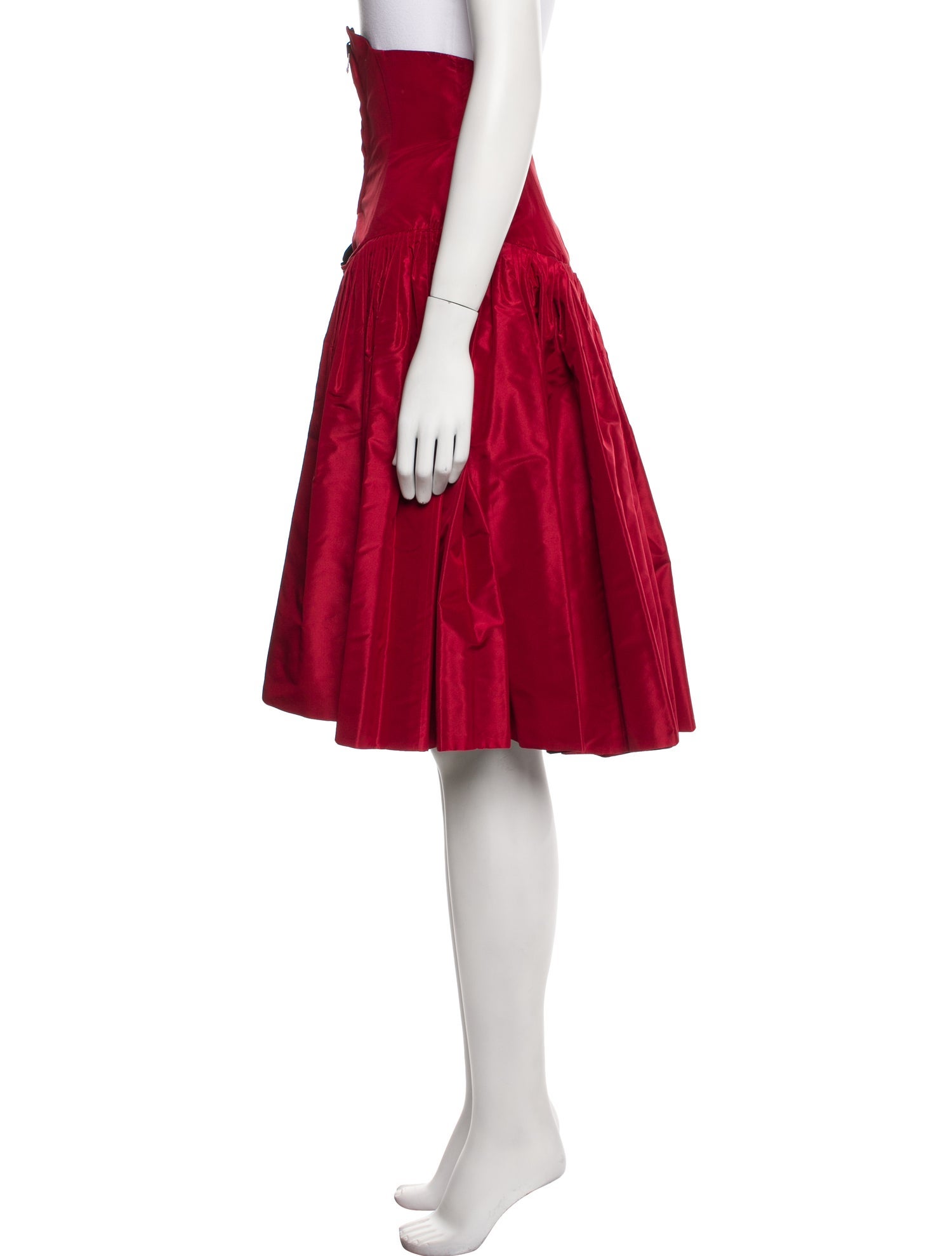 Vintage Knee-Length Skirt