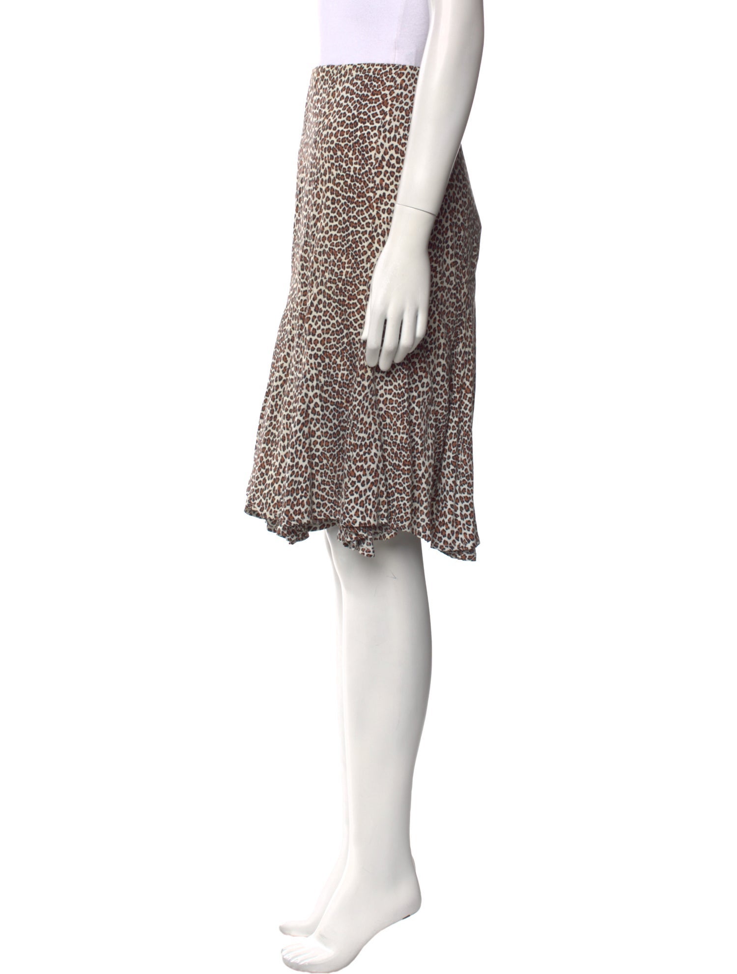 Vintage Knee-Length Skirt