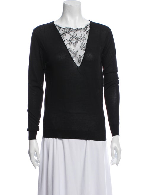 Vionnet V-Neck Sweater Black