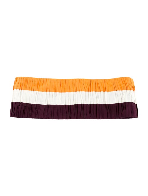 Vionnet Stripe Waist Belt orange
