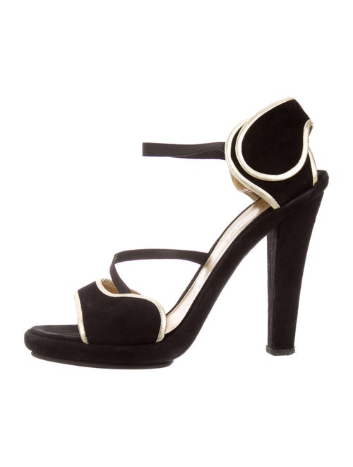 Vionnet Suede Sandals Black