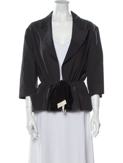Vionnet Silk Blazer Grey