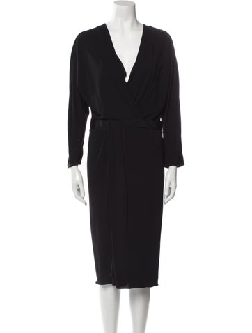Vionnet Dresses V-Neck Midi Length Dress Us14, Fr46 | XL