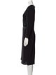 Vionnet V-Neck Midi Length Dress
