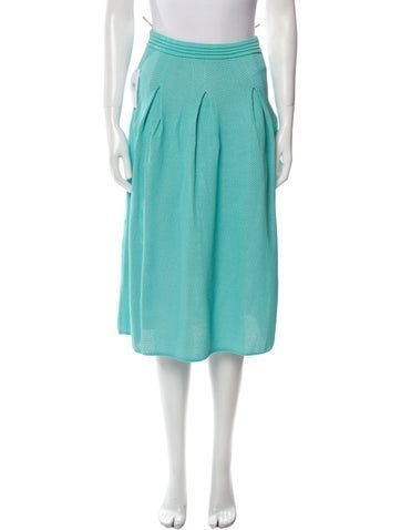 Vionnet Skirts Pleated Accents Knee-Length Skirt Us8, Fr40 | M