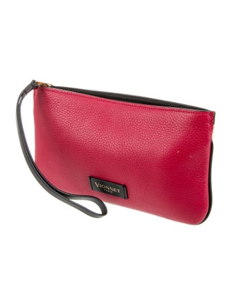 Vionnet Leather Clutch