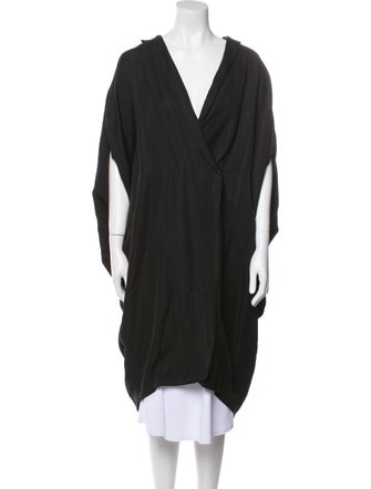 Vionnet Pleated Accents Robe