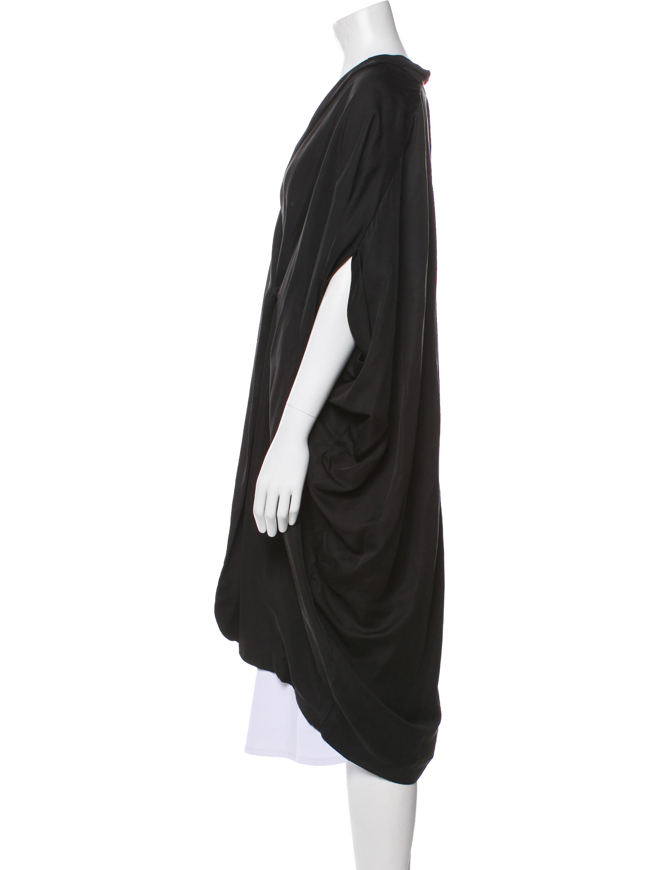 Vionnet Pleated Accents Robe