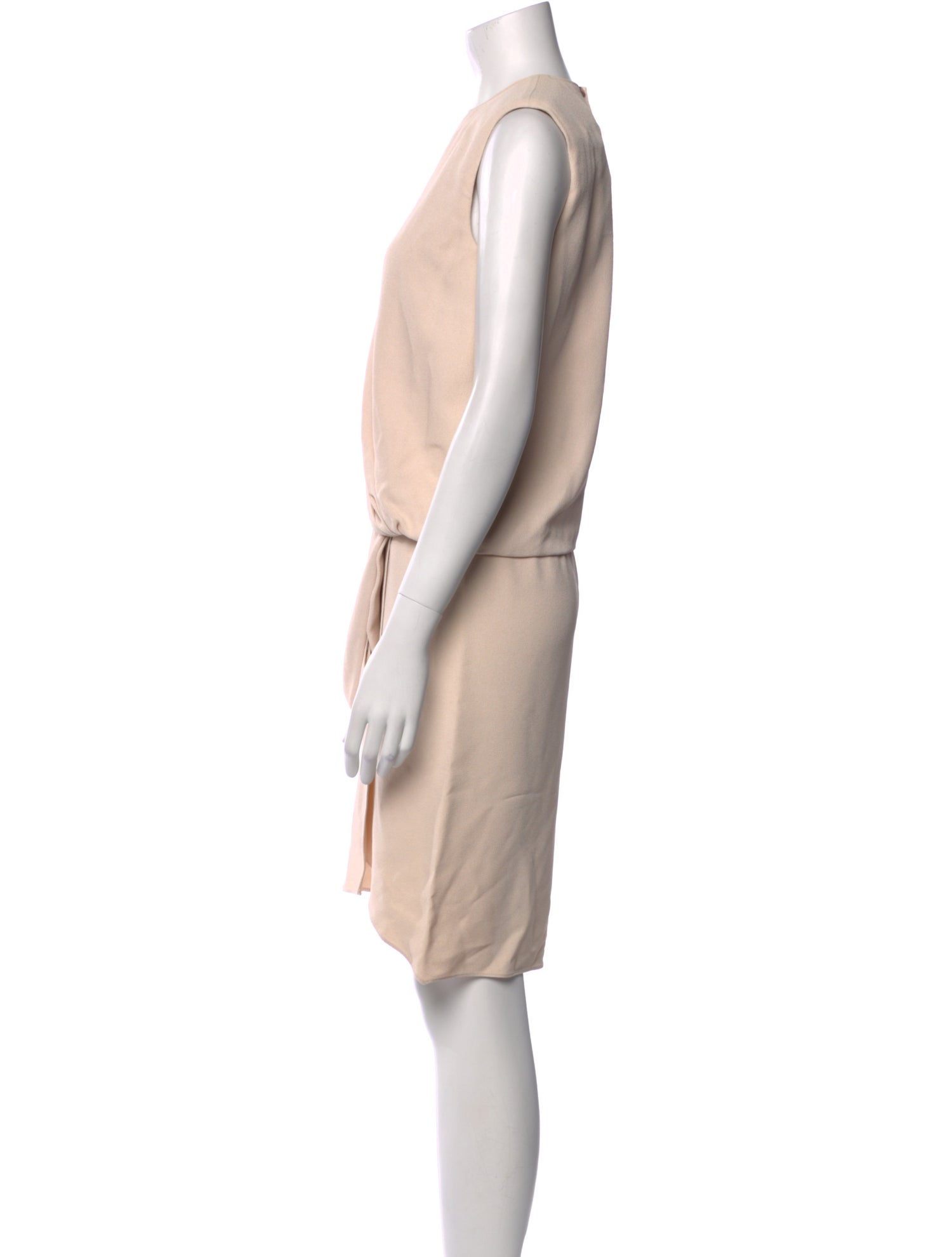 Vionnet Crew Neck Knee-Length Dress