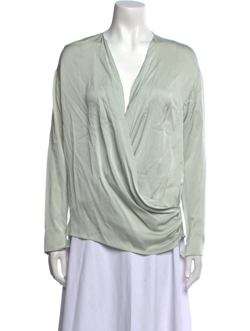 Vionnet Silk V-Neck Blouse