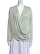 Vionnet Silk V-Neck Blouse