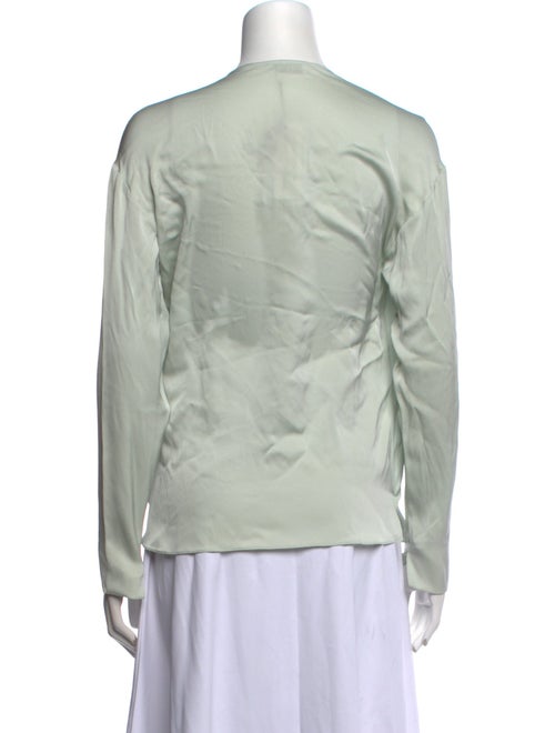 Vionnet Silk V-Neck Blouse