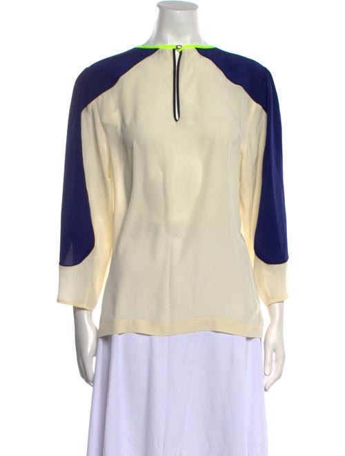 Vionnet V-Neck Long Sleeve Blouse