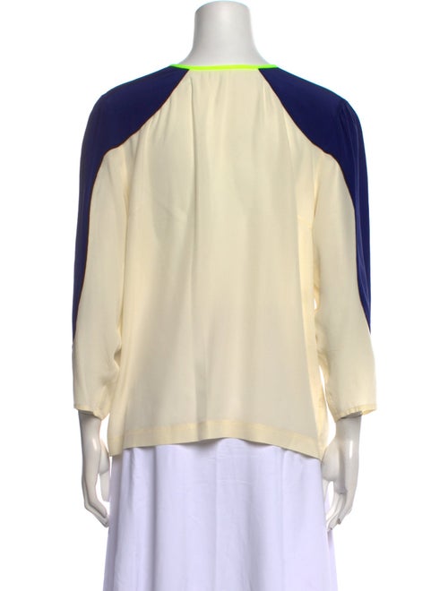 Vionnet V-Neck Long Sleeve Blouse