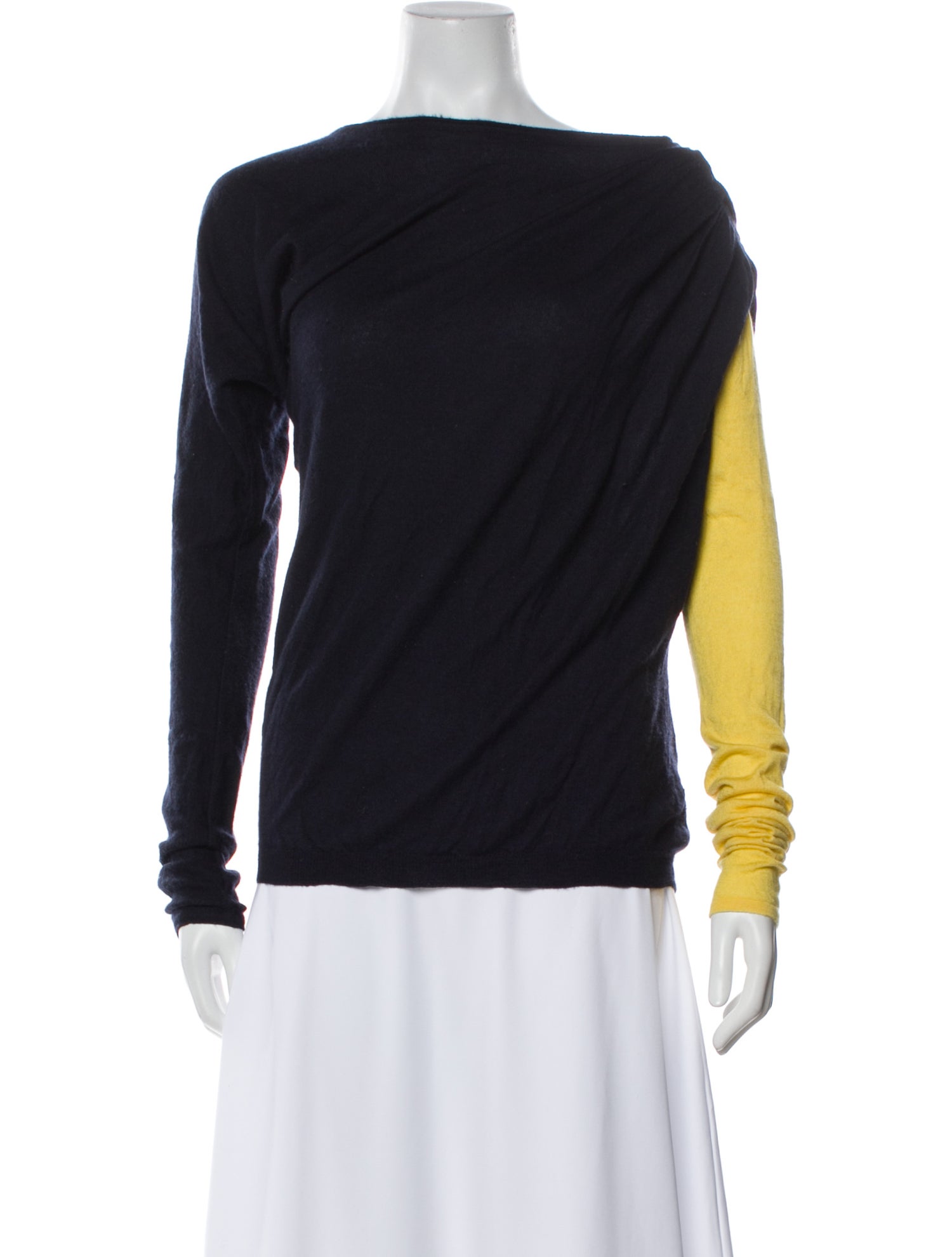 Vionnet Cashmere Bateau Neckline Sweater