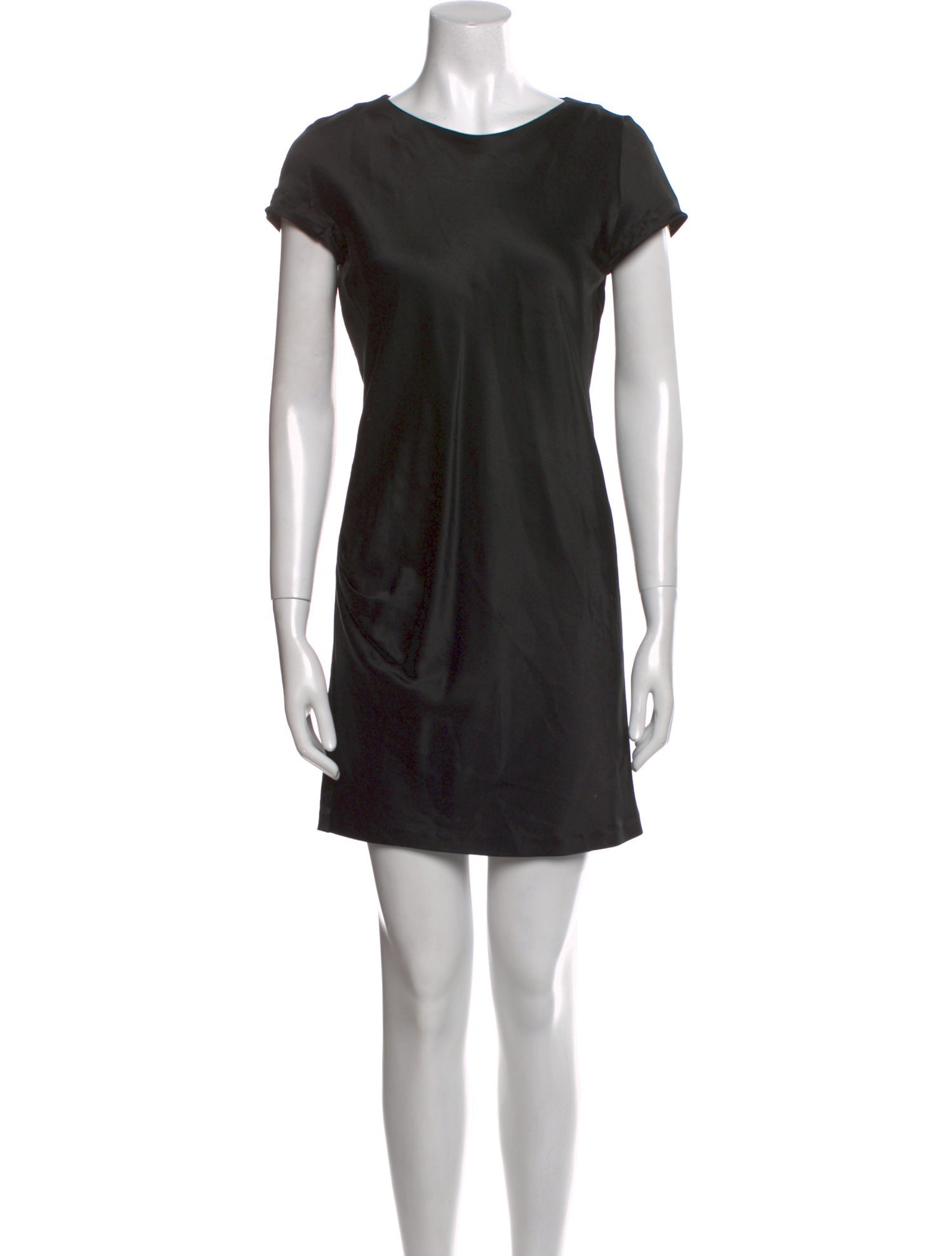 Vionnet Bateau Neckline Mini Dress