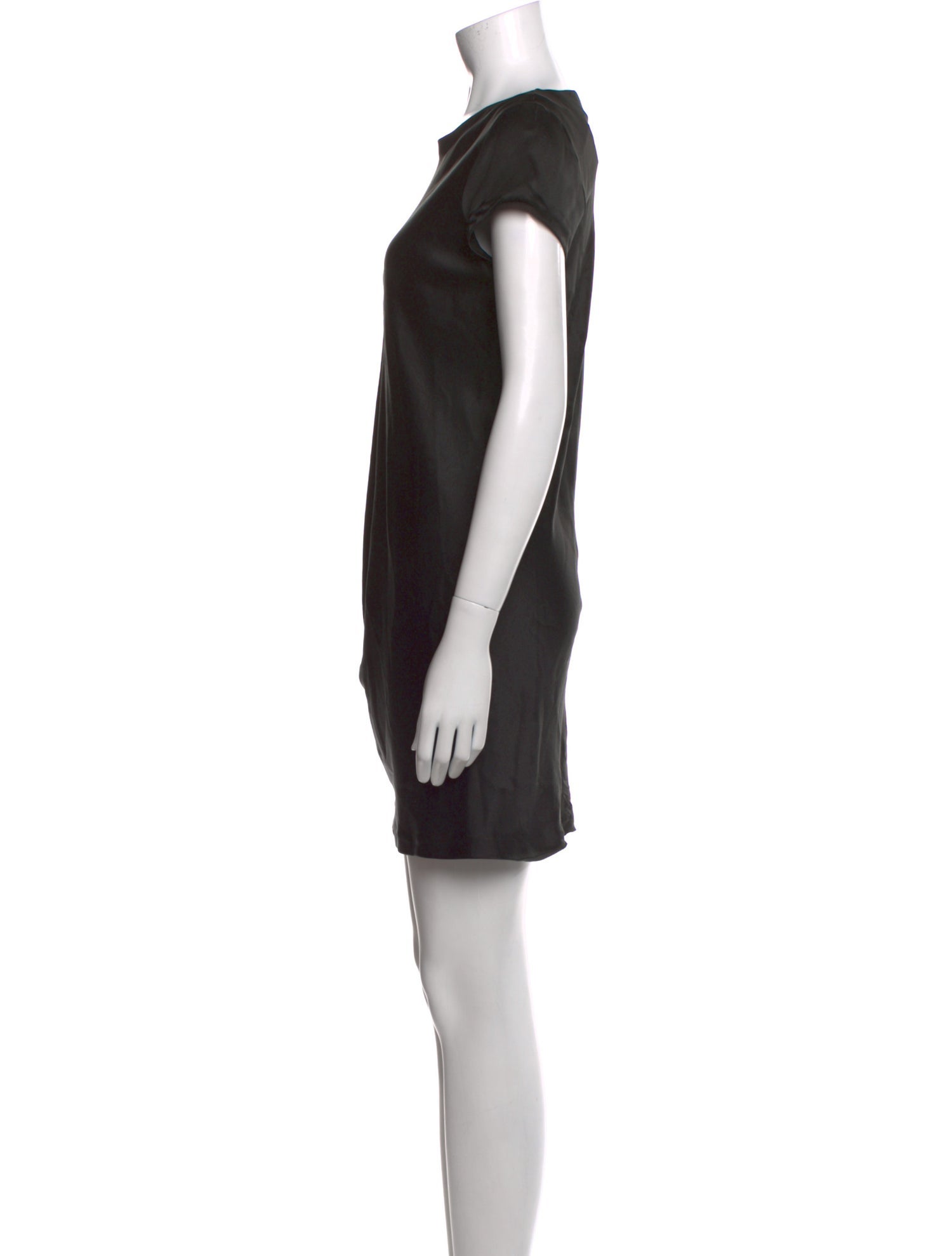 Vionnet Bateau Neckline Mini Dress