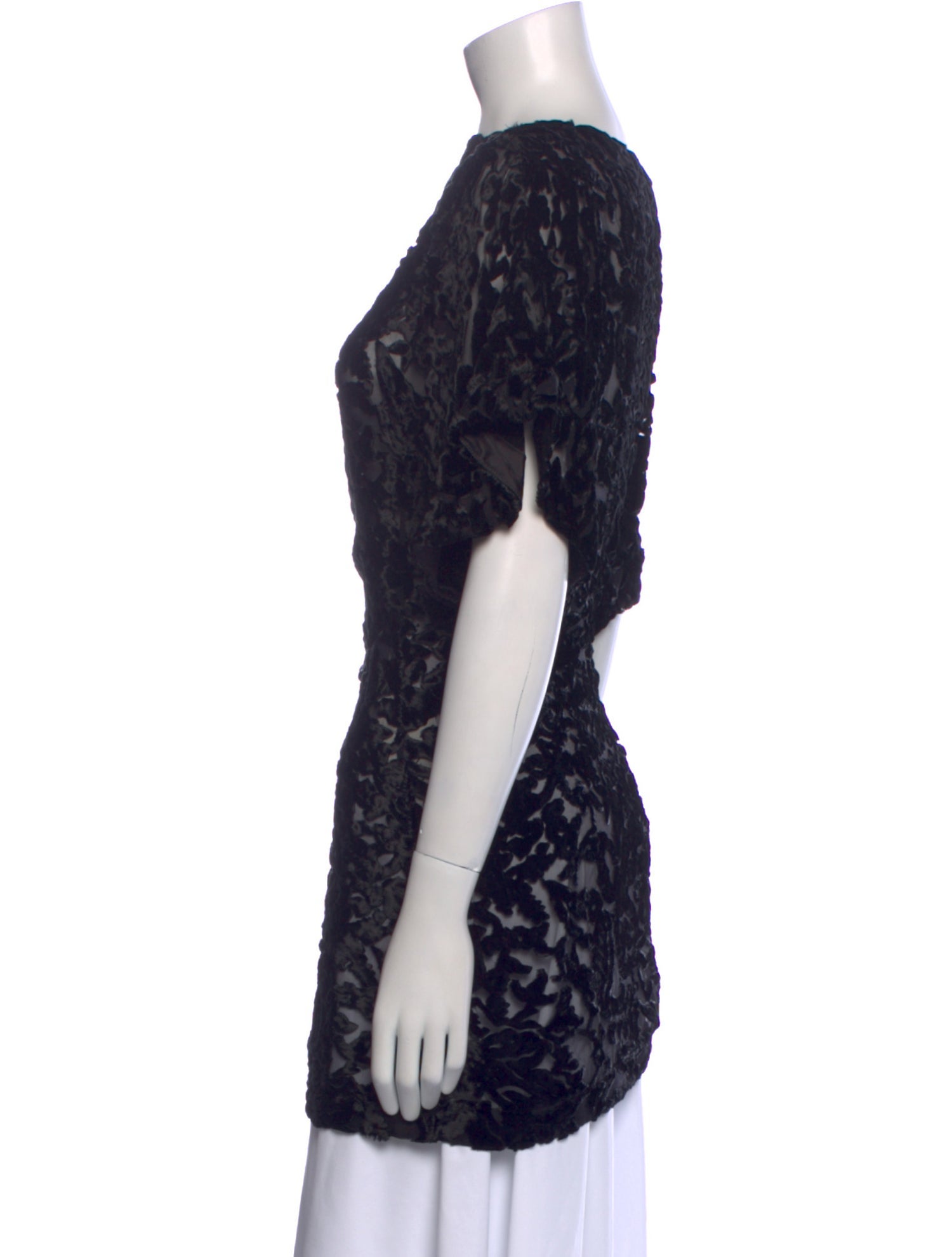 Vionnet Animal Print Bateau Neckline Tunic