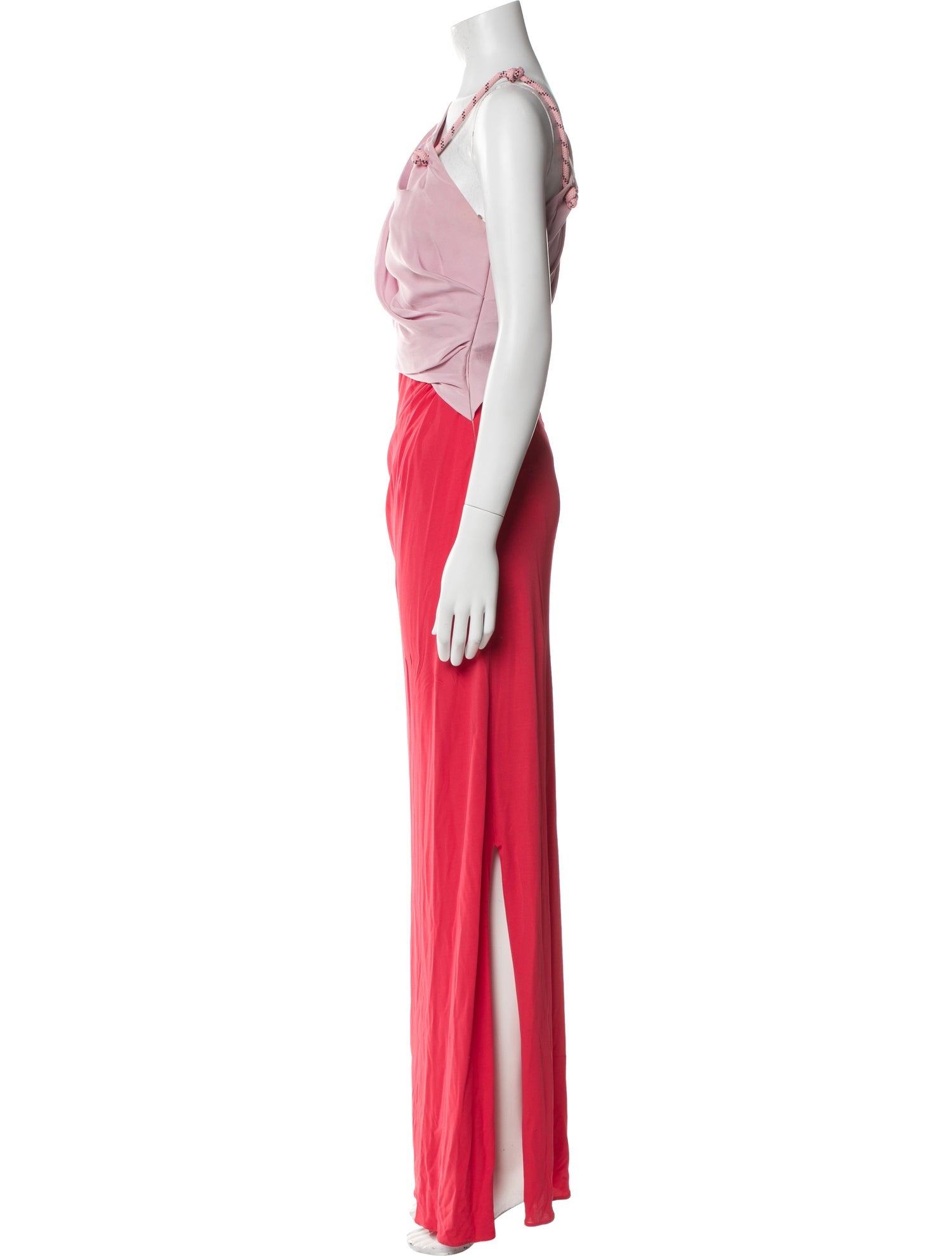 Vionnet One-Shoulder Long Dress