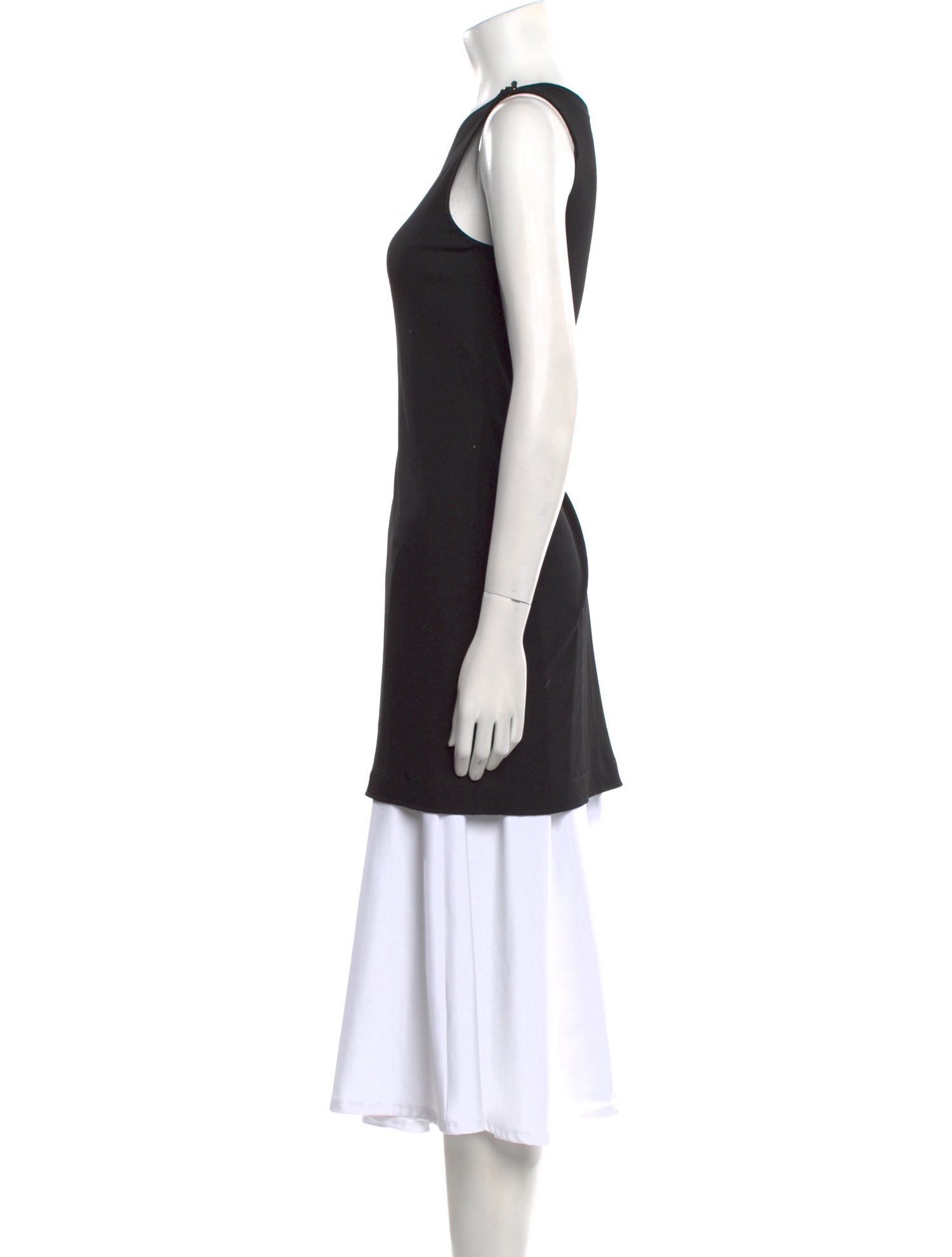 Vionnet Scoop Neck Short Sleeve Tunic
