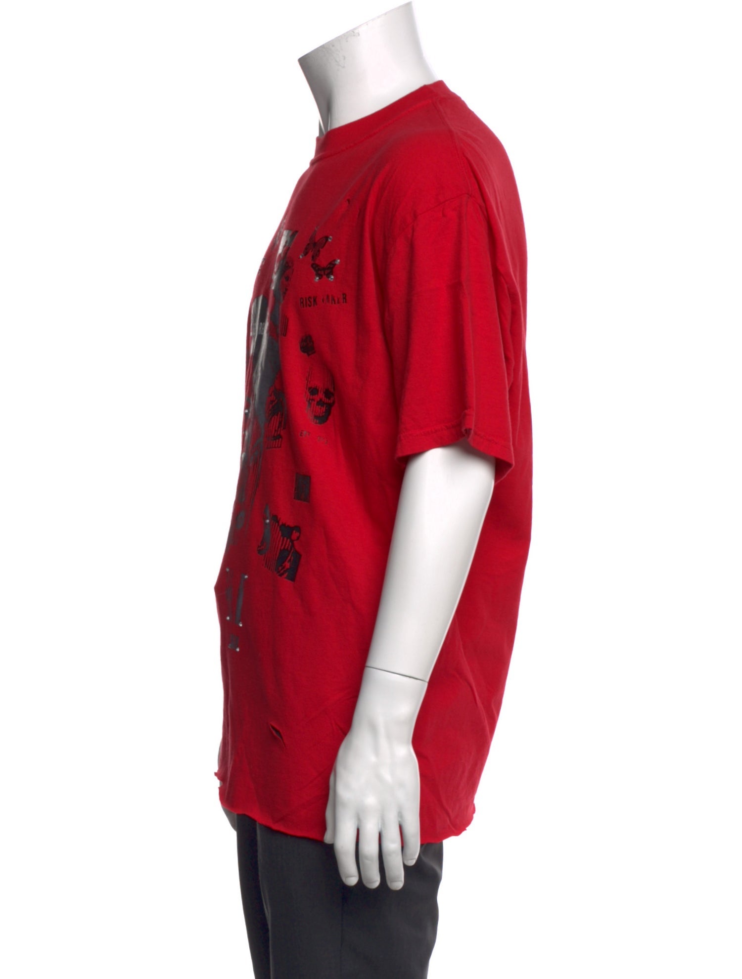 Visionaire Graphic Print Crew Neck T-Shirt