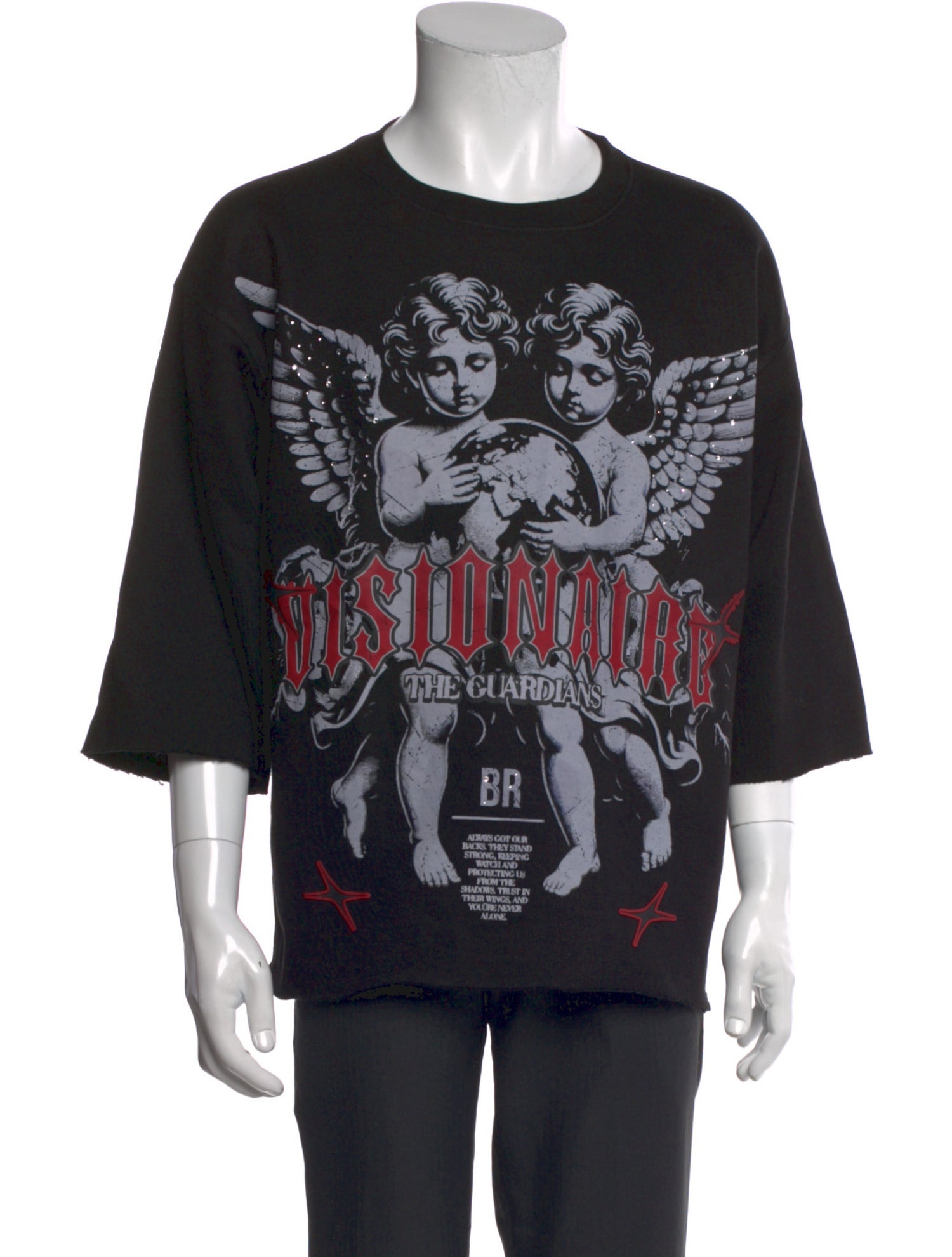 Visionaire Graphic Print Crew Neck Sweatshirt