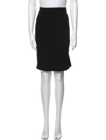 Victor Alfaro Skirts Pleated Accents Knee-Length Skirt US4 | S