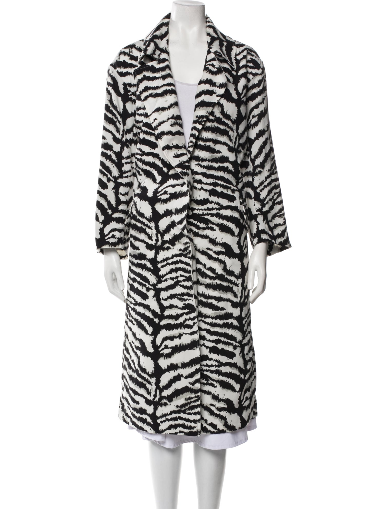 Victor Alfaro Animal Print Coat