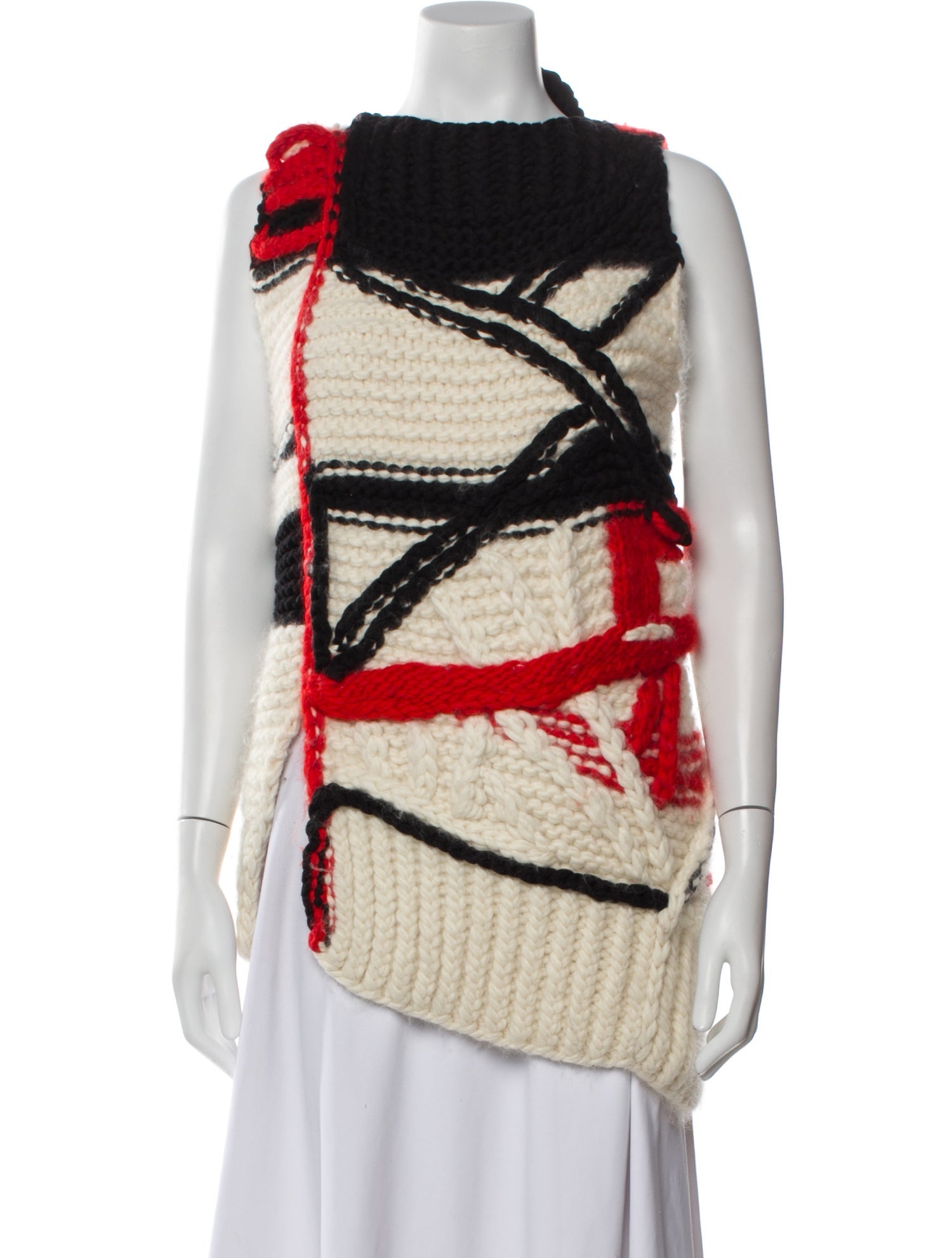 Victor Alfaro Merino Wool Printed Sweater