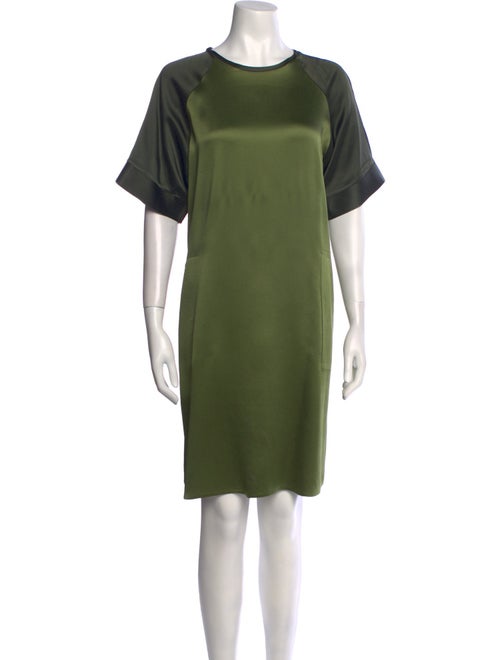 Victor Alfaro Crew Neck Knee-Length Dress