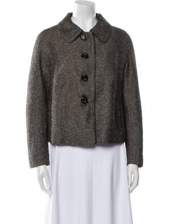 Victor Alfaro Wool Tweed Pattern Evening Jacket
