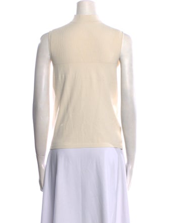 Victor Alfaro Turtleneck Sleeveless Top