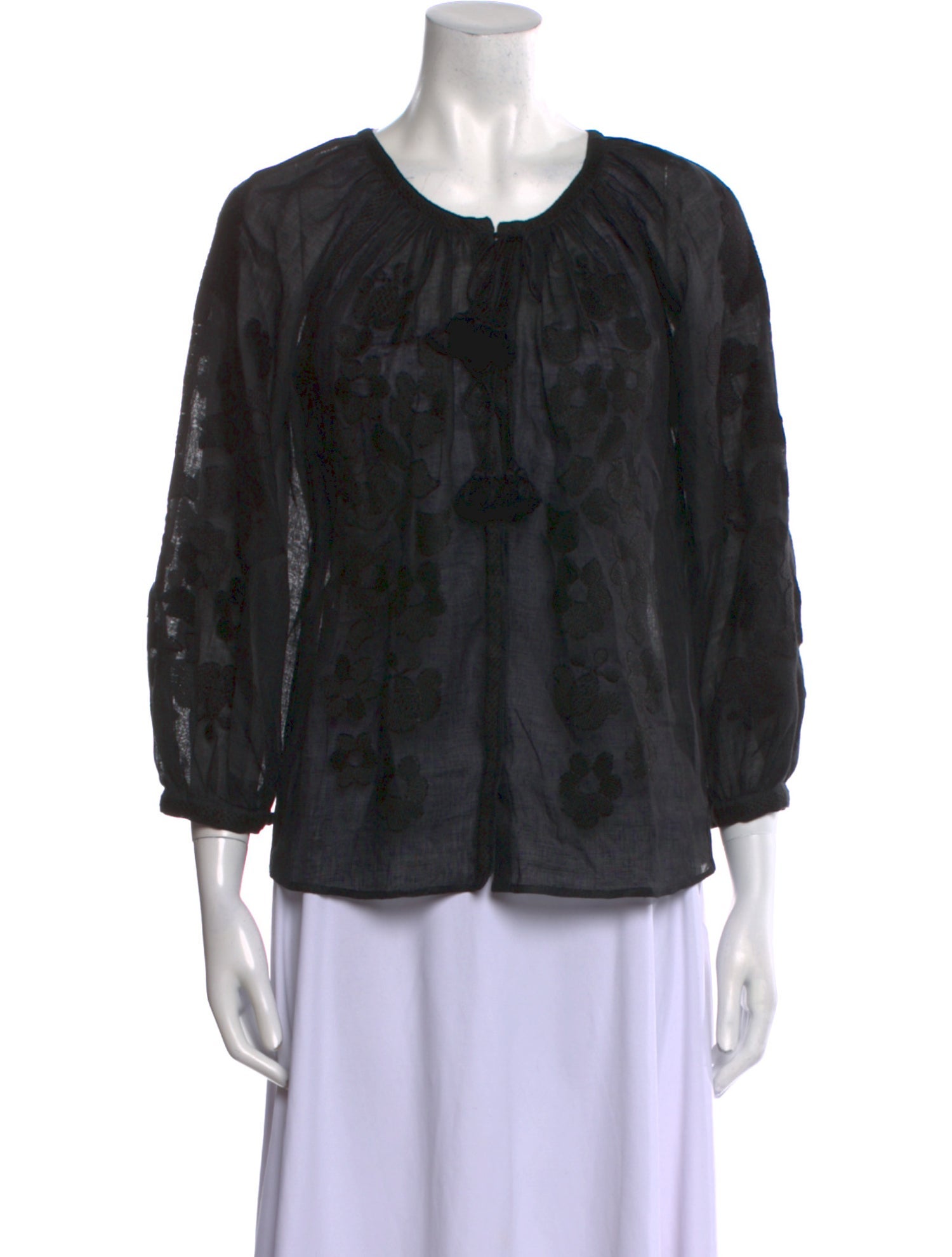 Vita Kin Linen Scoop Neck Blouse