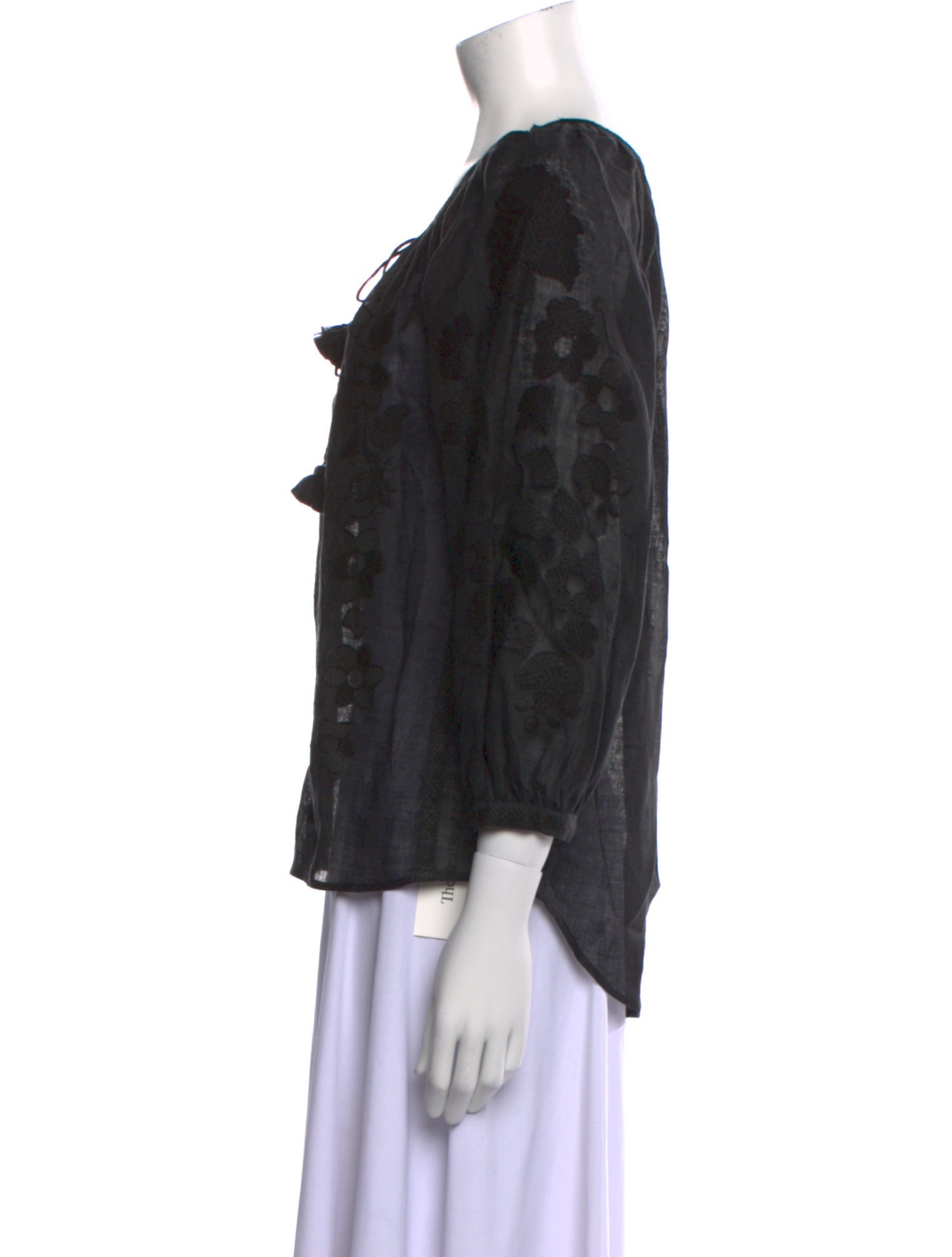 Vita Kin Linen Scoop Neck Blouse