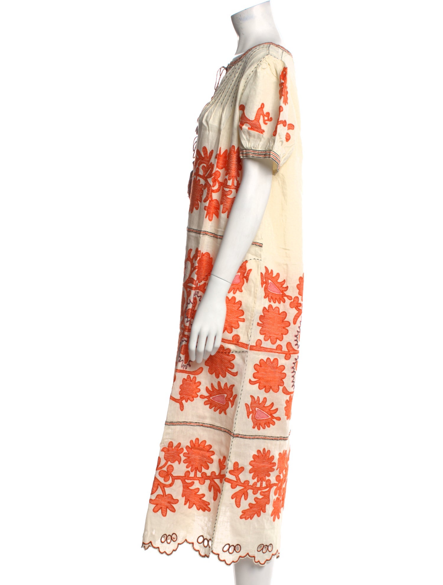 Vita Kin Linen Midi Length Dress w/ Tags