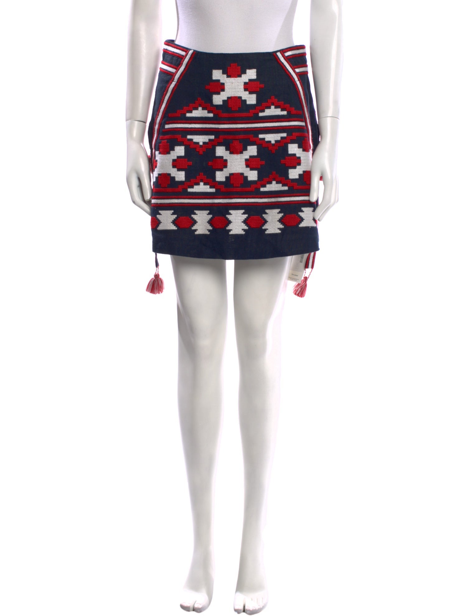 Vita Kin Linen Mini Skirt