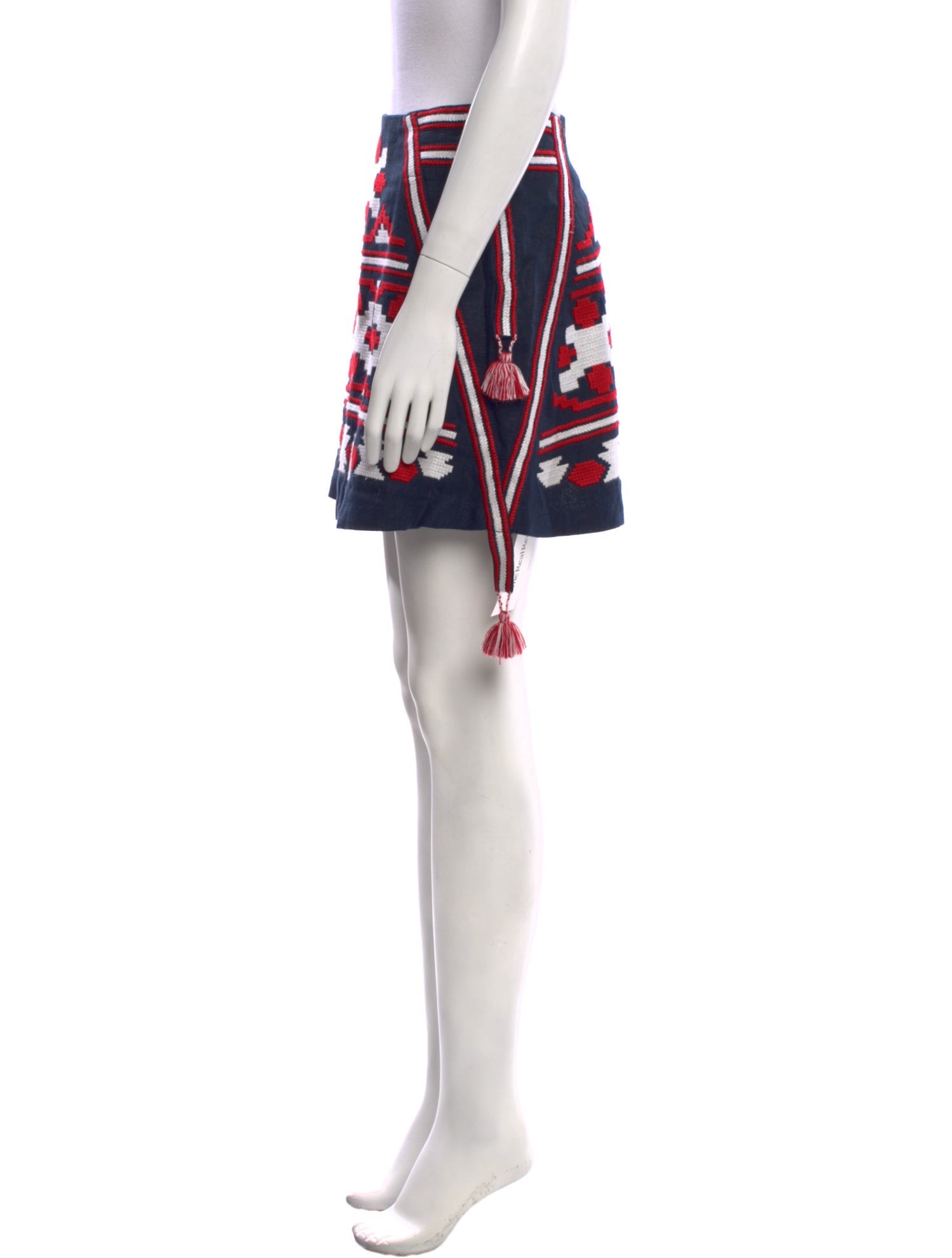 Vita Kin Linen Mini Skirt