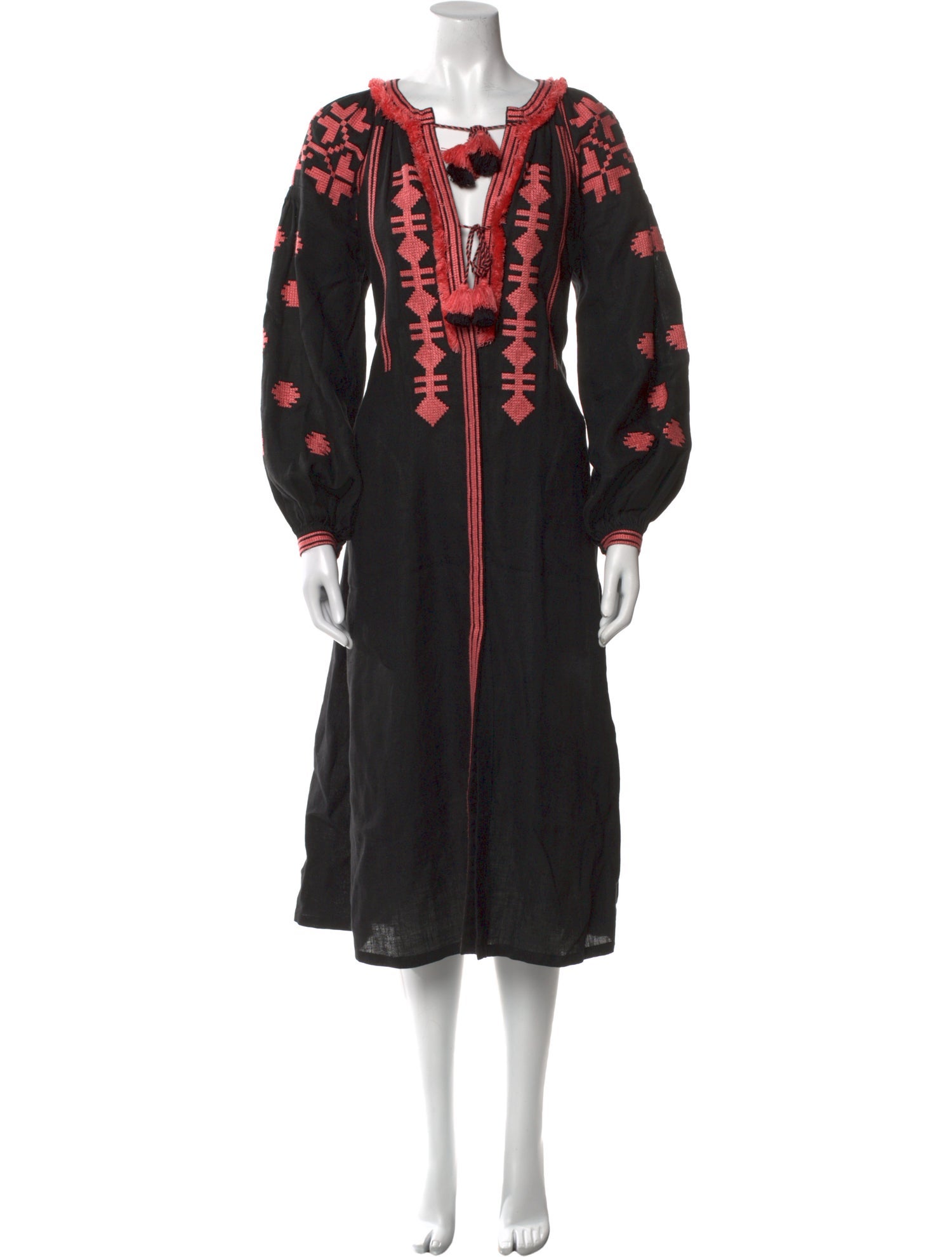 Vita Kin Linen Midi Length Dress