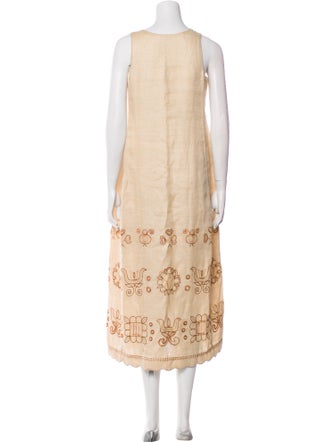 Vita Kin Linen Midi Length Dress