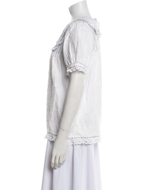 Vita Kin Linen Short Sleeve Polo