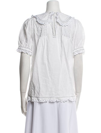 Vita Kin Linen Short Sleeve Polo