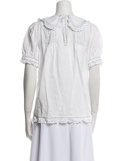 Vita Kin Linen Short Sleeve Polo