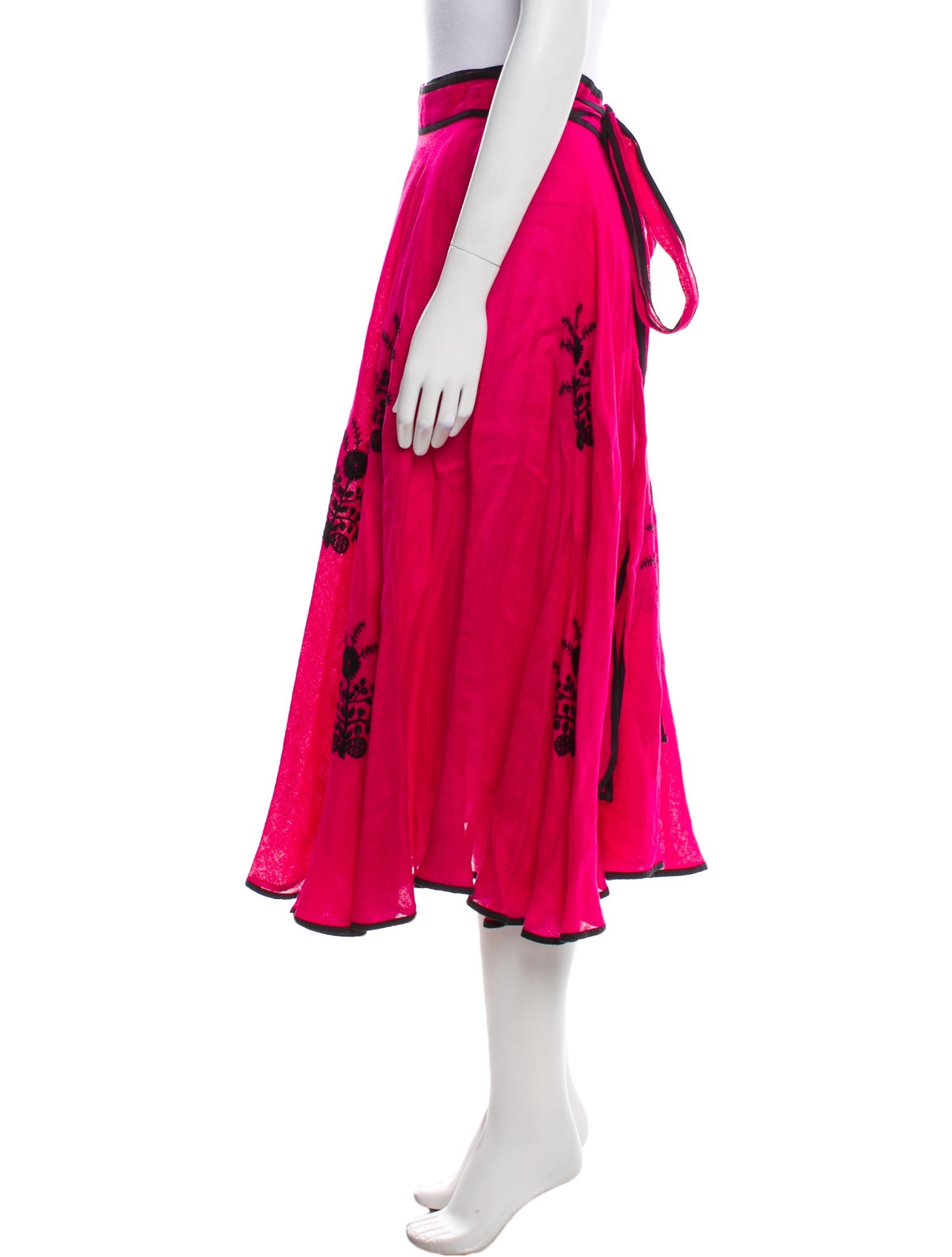 Vita Kin Linen Midi Length Skirt