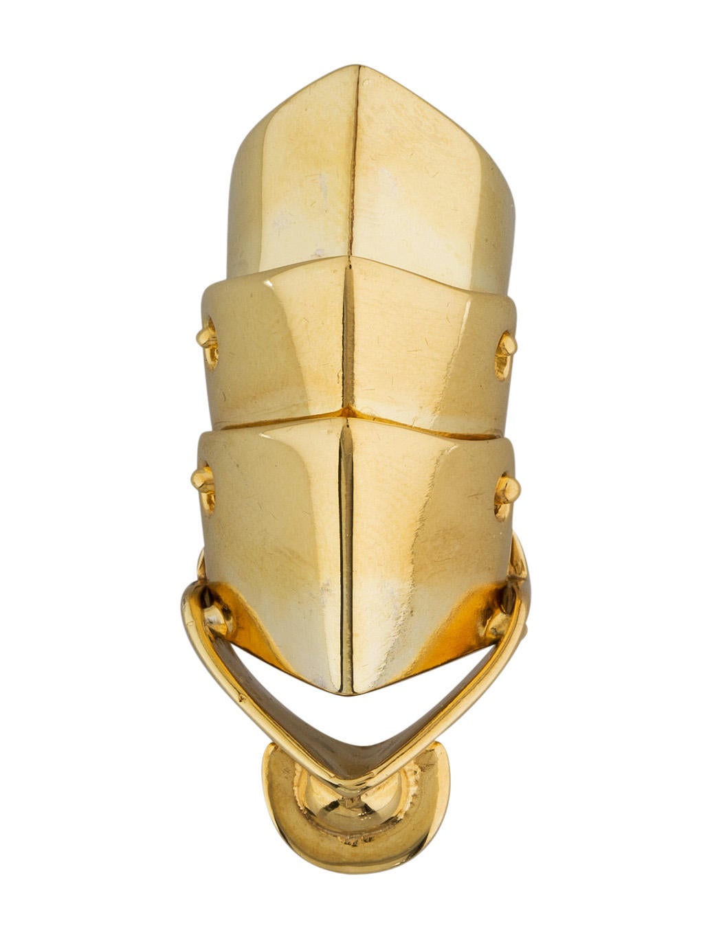 Vivienne Westwood Hinged Armour Ring - Gold - VIV20108 | The RealReal