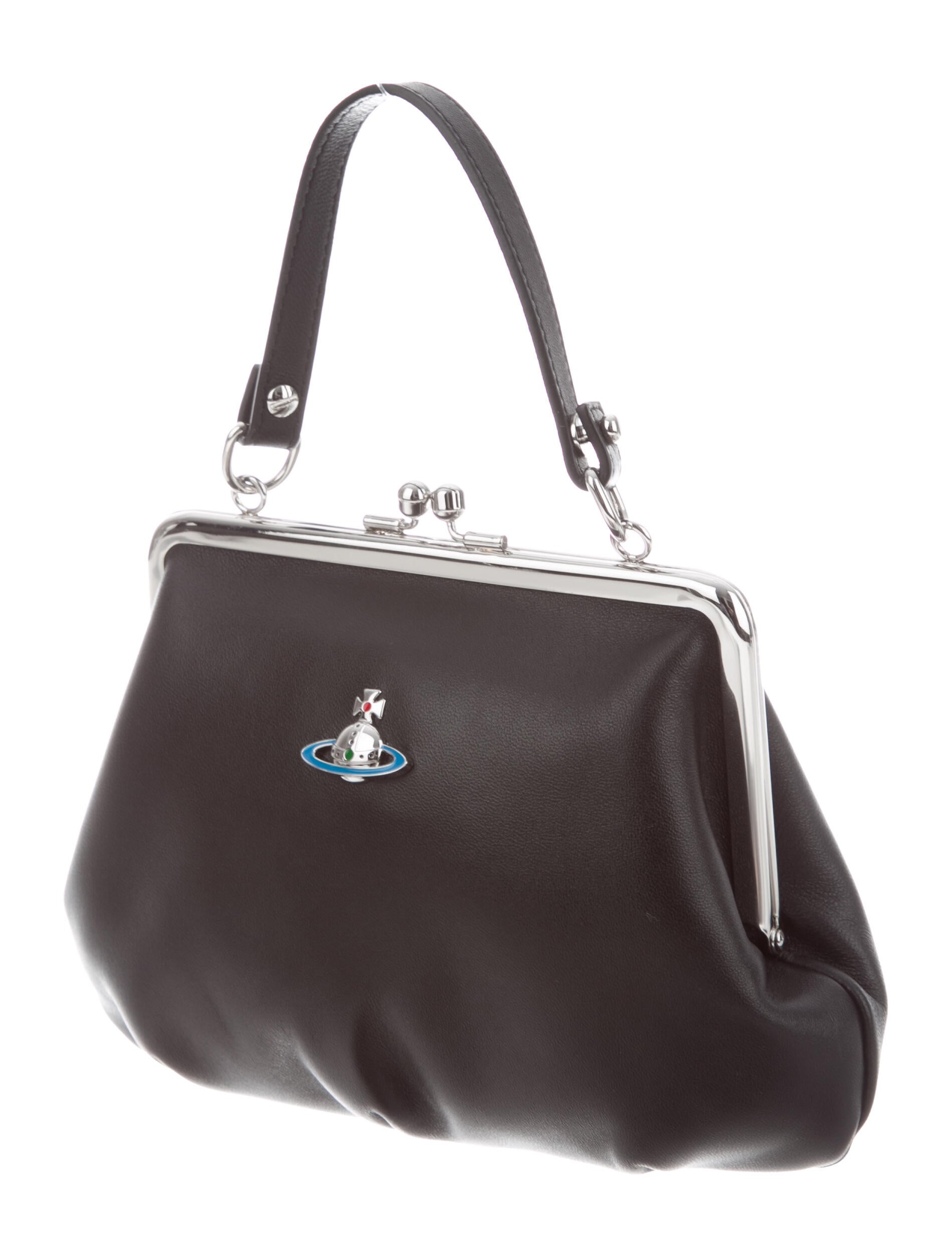 Vivienne Westwoodのバッグ Vivienne Westwood Mini Emma Kiss-Lock Bag - Black Mini Bags