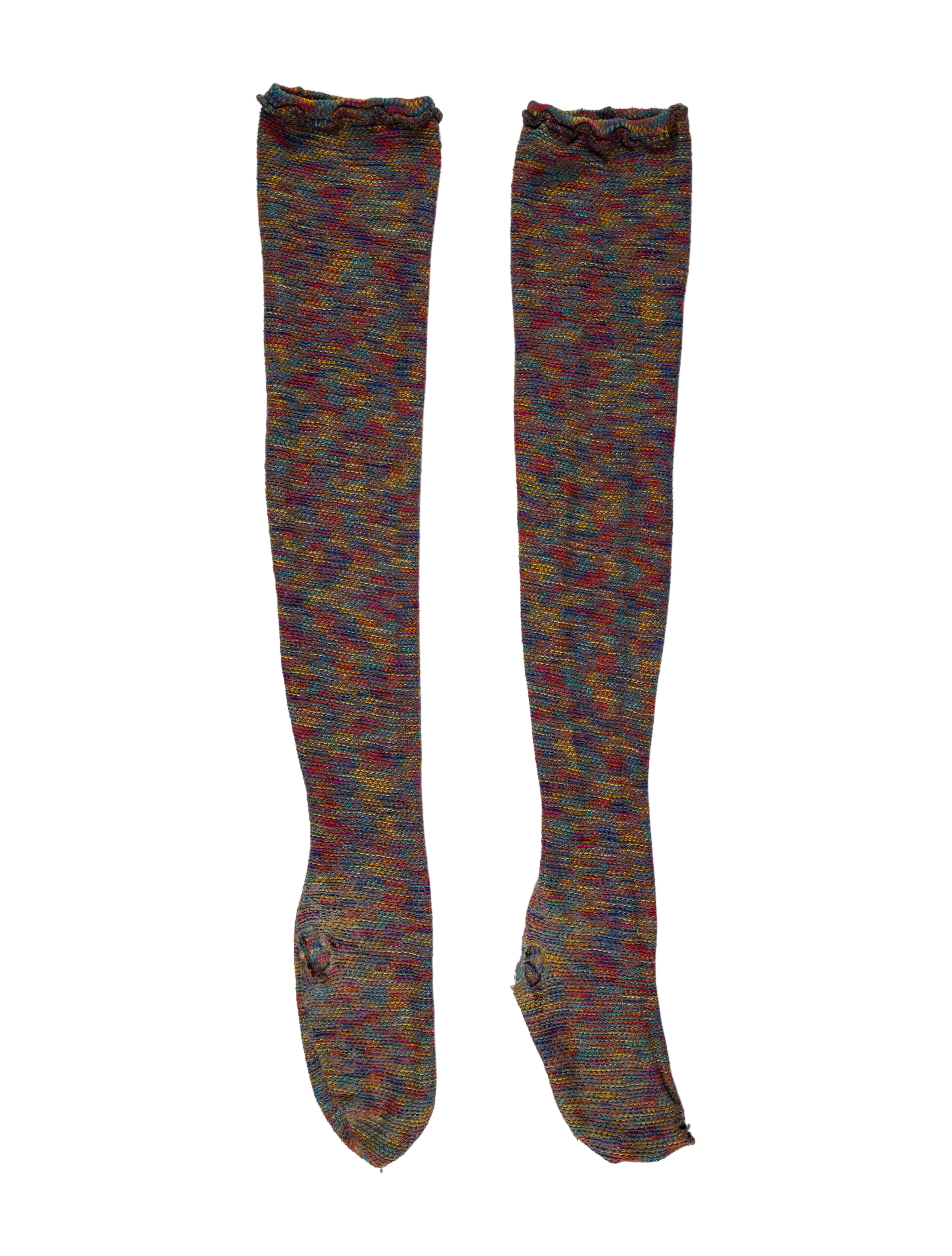 Worlds End Vintage Fall 1982 'Buffalo' Knit Tights