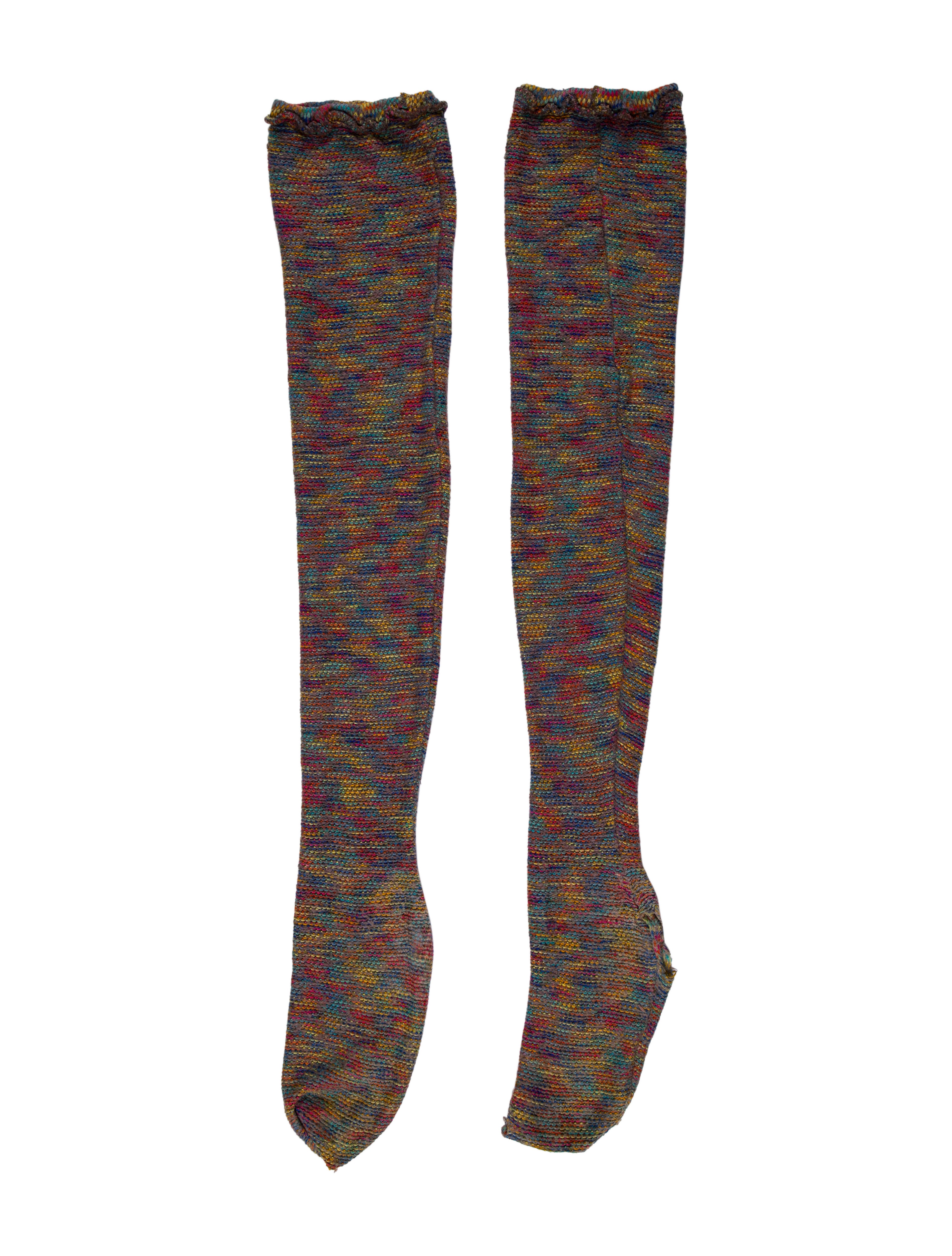 Worlds End Vintage Fall 1982 'Buffalo' Knit Tights
