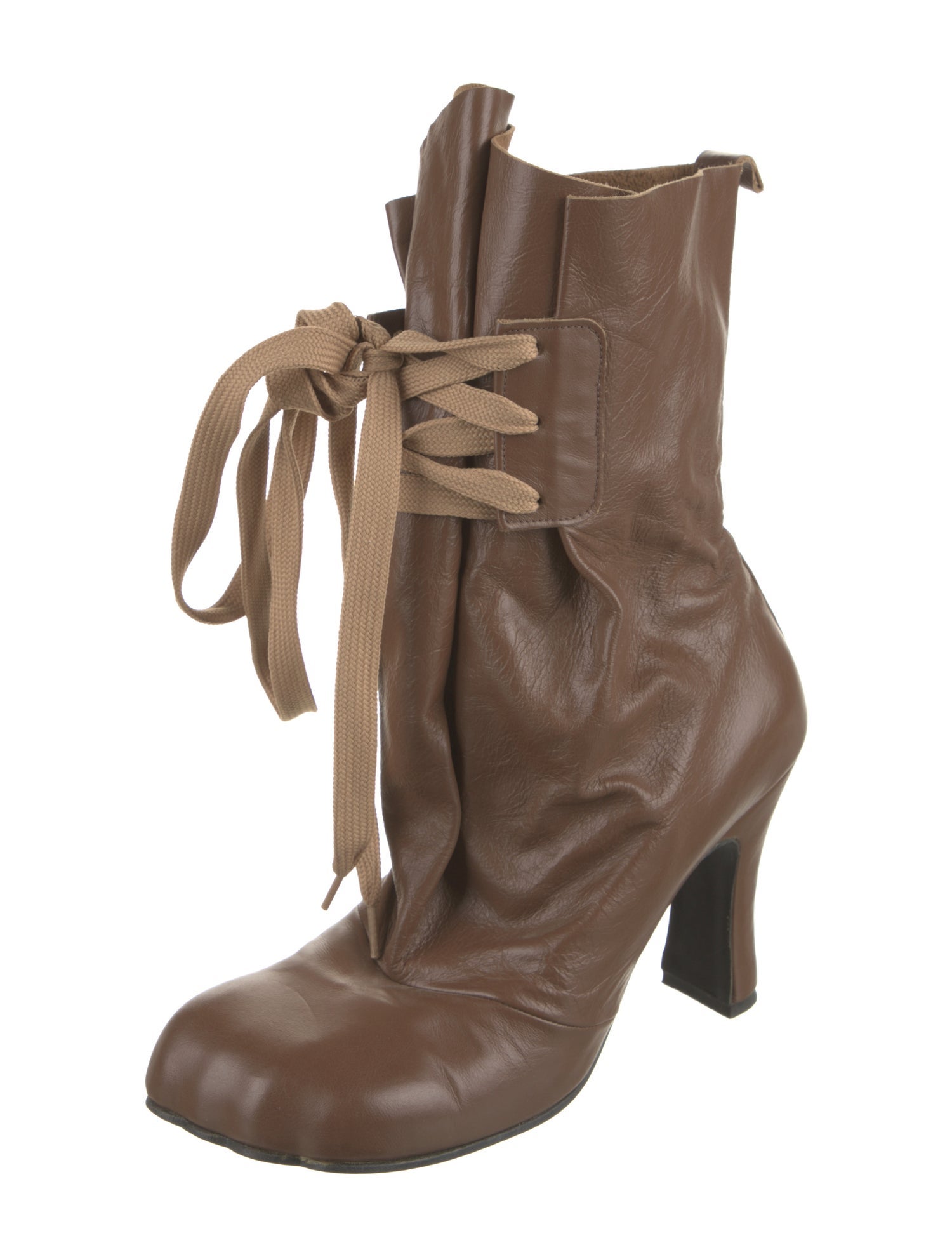 VivienneWestwoodブラウン レザー ロングブーツ Vivienne Westwood Leather Boots - Brown Boots, Shoes